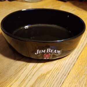 Jim Beam bar snack bowl 2006 mfg by Sherwood brands Rare Find READ